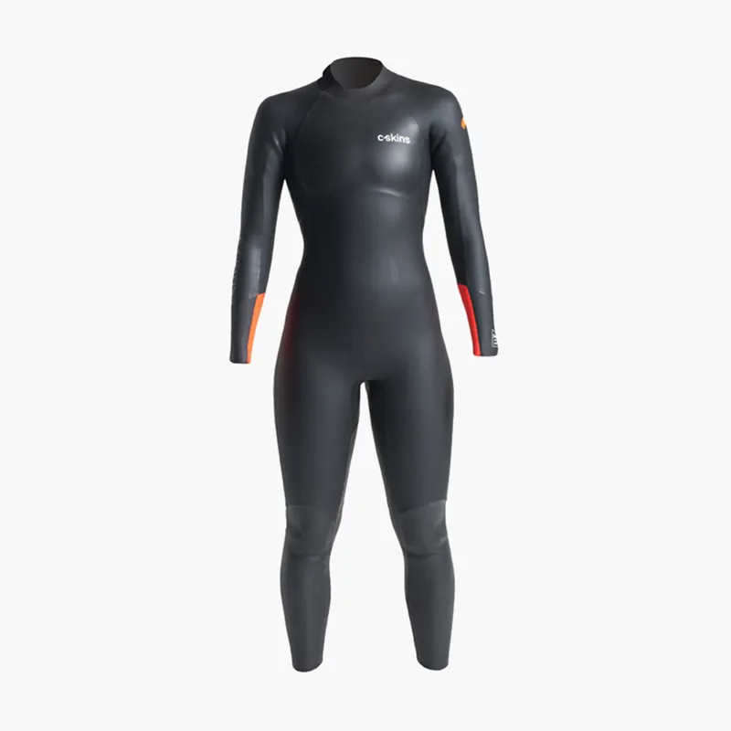C-Skins Womens Swim Research 4/3 Wetsuit Black-7